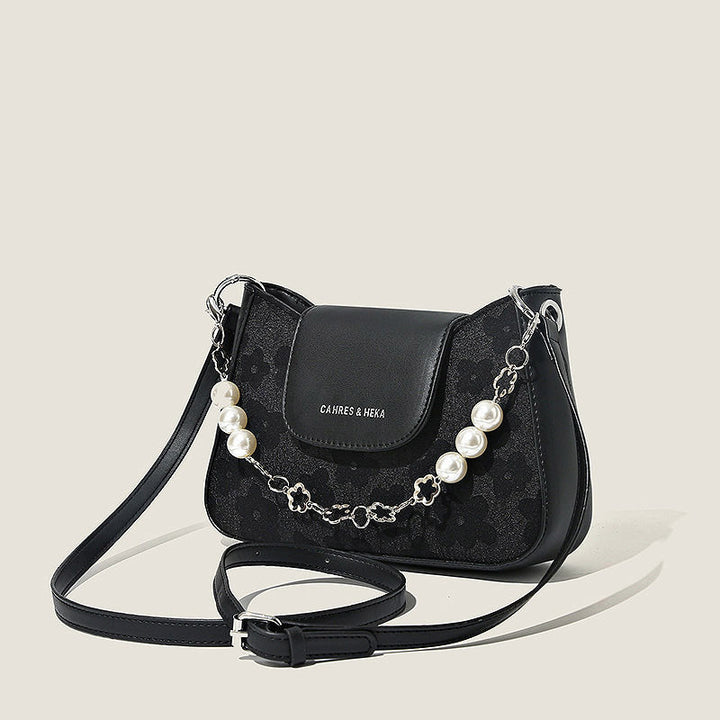 Chic Pearled Chain Crossbody Bag Kalsten
