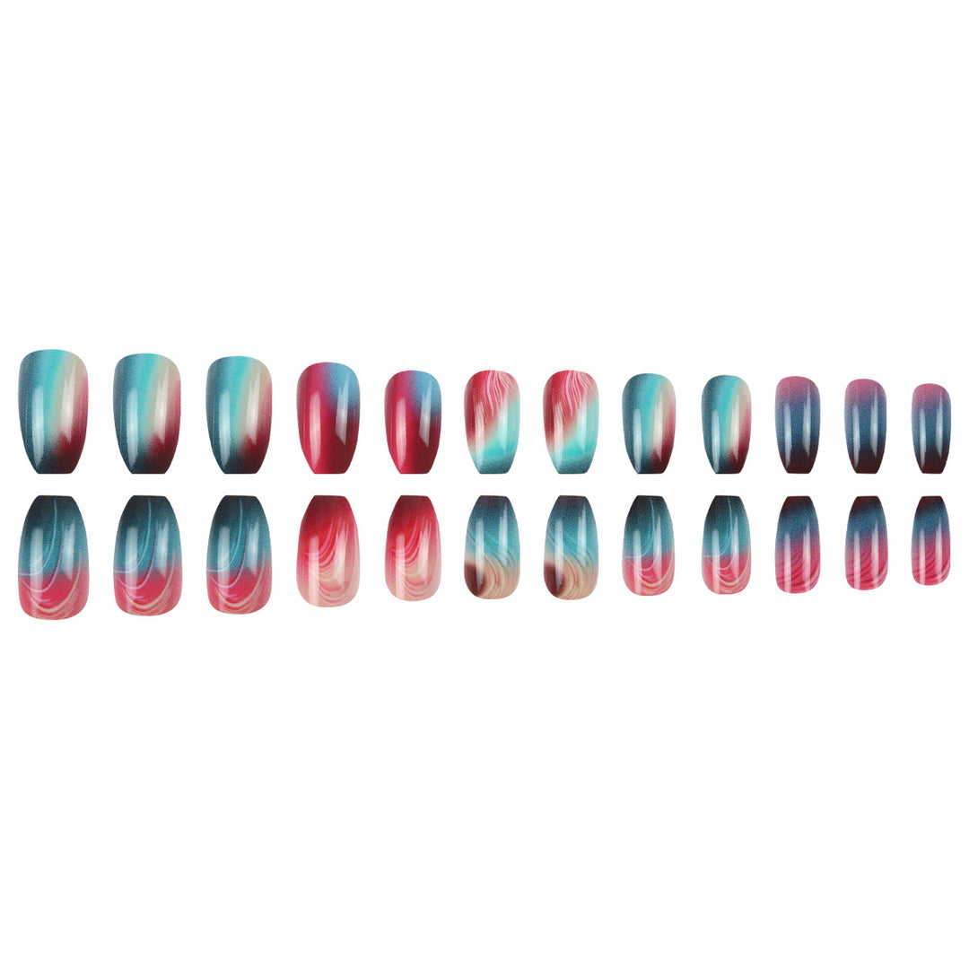 Artistic Ombre Press-On Nails Kalsten