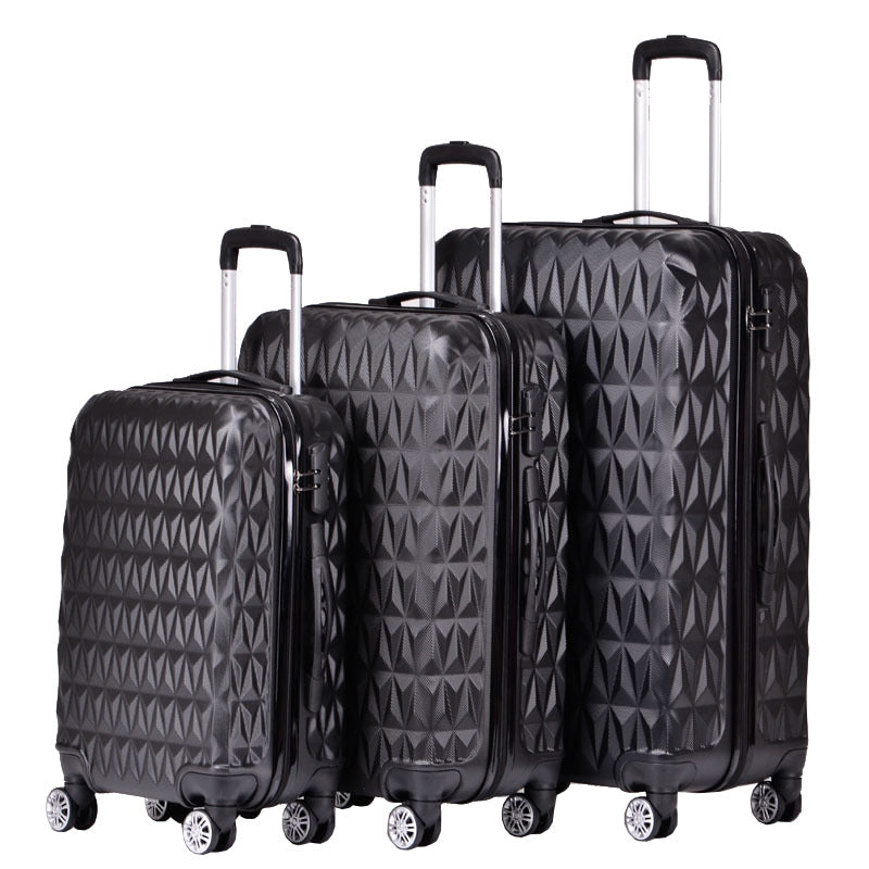 Unisex Textured Hard Shell Cabin Suitcase Kalsten