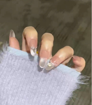 Glossy Decorative Press-On Nails Set Kalsten