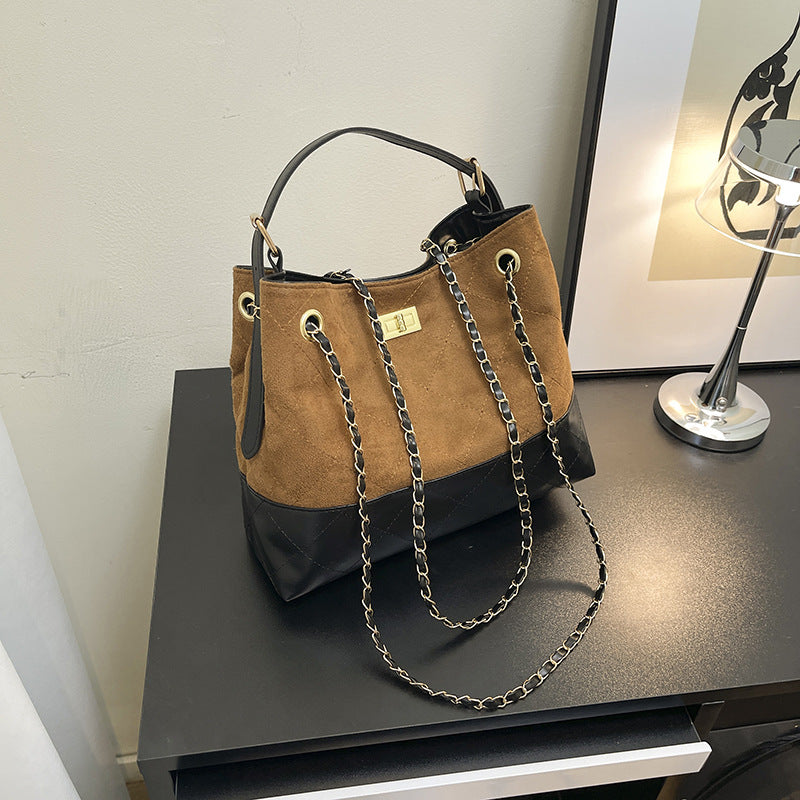 Quilted Shoulder Tote
