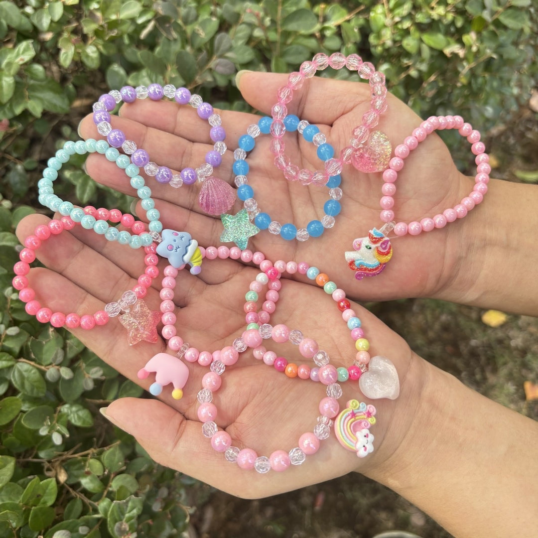 Cute bracelet with elephant charm Made of glass Kalsten