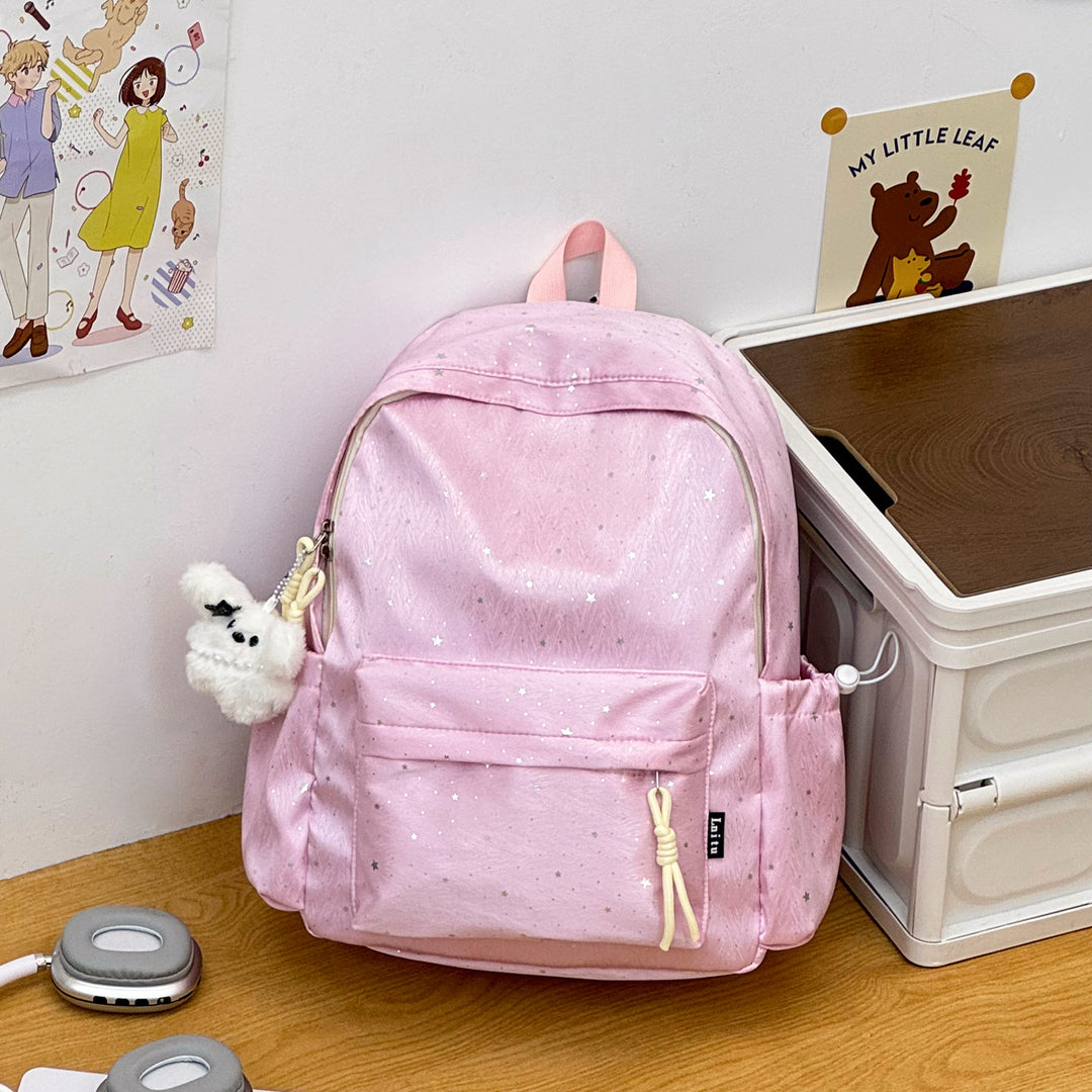 Stylish Multi-Pocket Casual Backpack with Cute Accents Kalsten