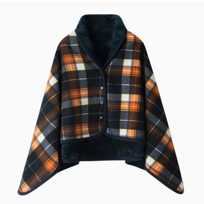 Ladies elegant warmkeeping poncho blanket Kalsten