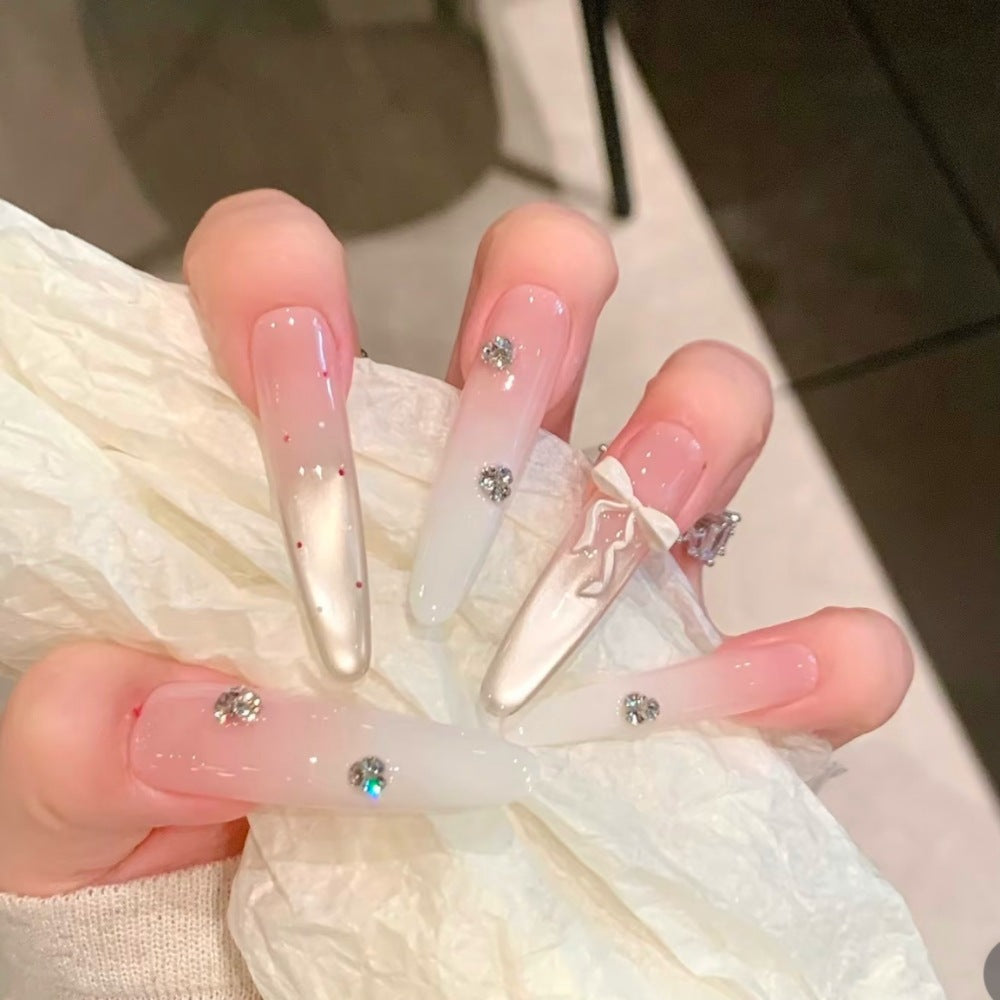 Artistic Floral Press-On Nails