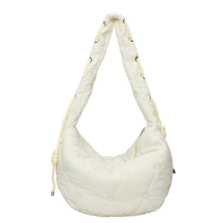 Quilted Heart Pattern Handbag