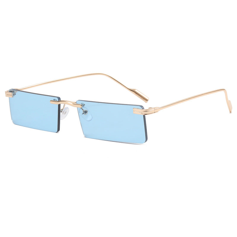 Women's Fashion Rectangular Sunglasses with Elegant Metal Frame Kalsten