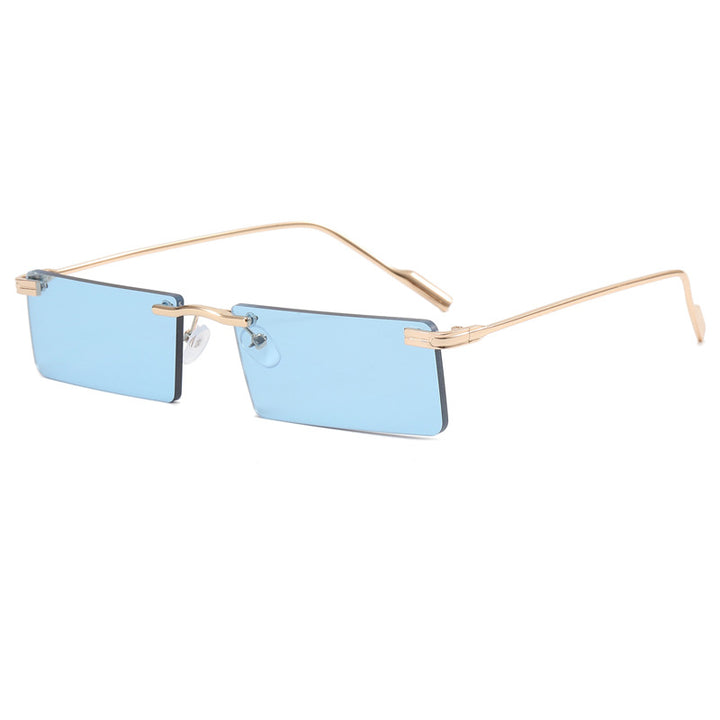 Women's Fashion Rectangular Sunglasses with Elegant Metal Frame Kalsten