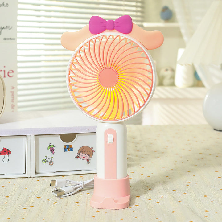 Women Portable USB Hand Fan with Cute Design Kalsten