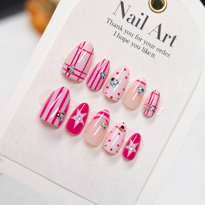 Artistic Press-On Nails Set