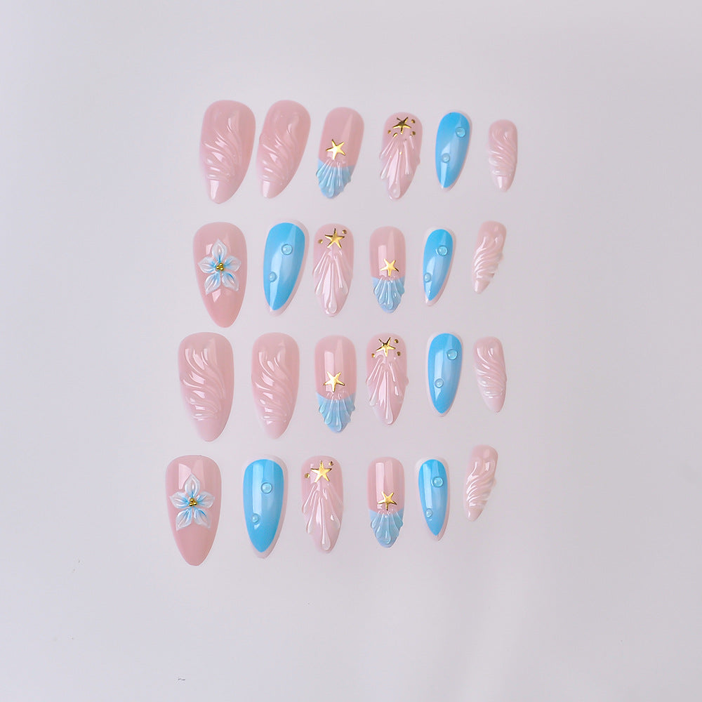 Decorative Press-On Nail Art Set Kalsten 1787294254