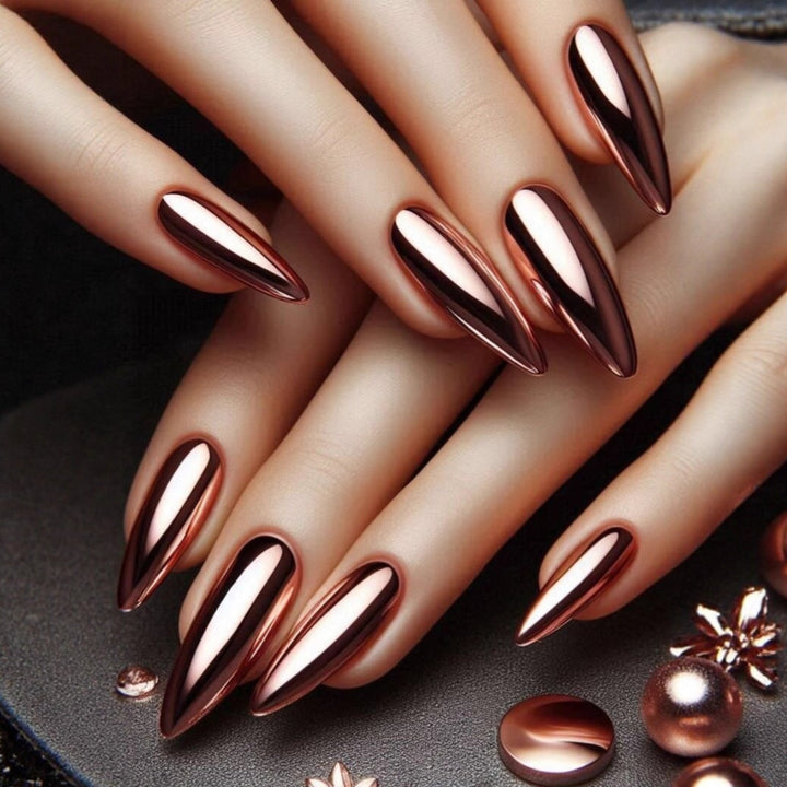 High-gloss artificial nails in modern design Kalsten