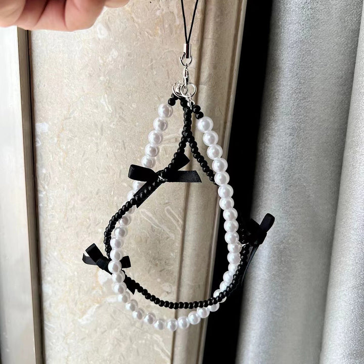 Elegant Pearl Beaded Phone Lanyard Kalsten