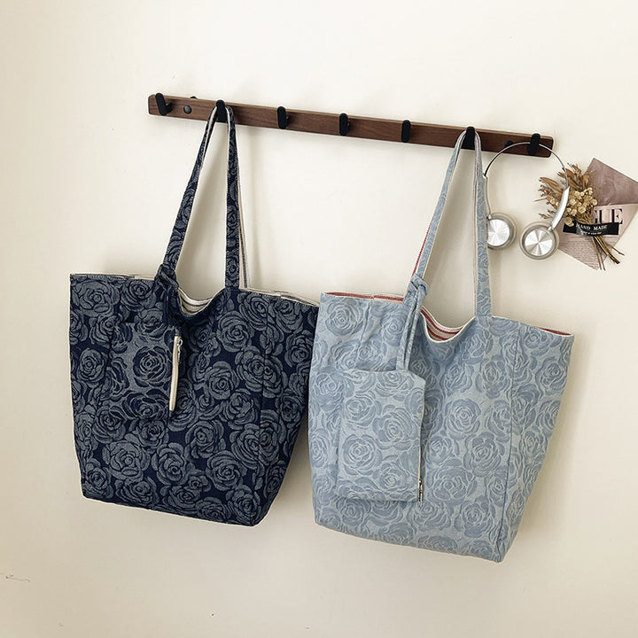 Large shopping bag with floral design Kalsten