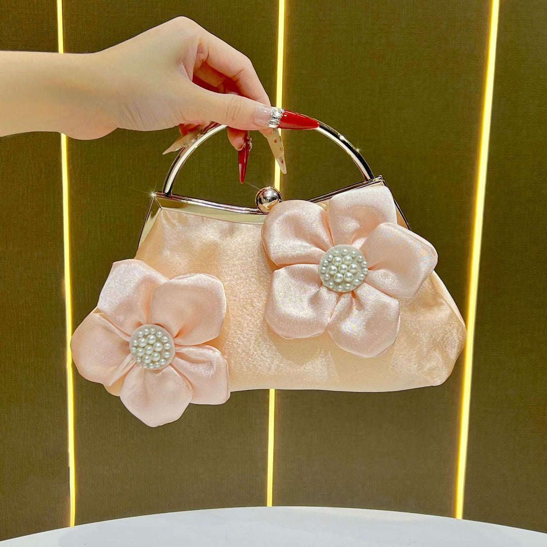 Floral Accent Clutch
