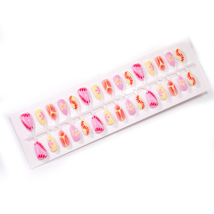 Floral Garden Press-On Nail Set