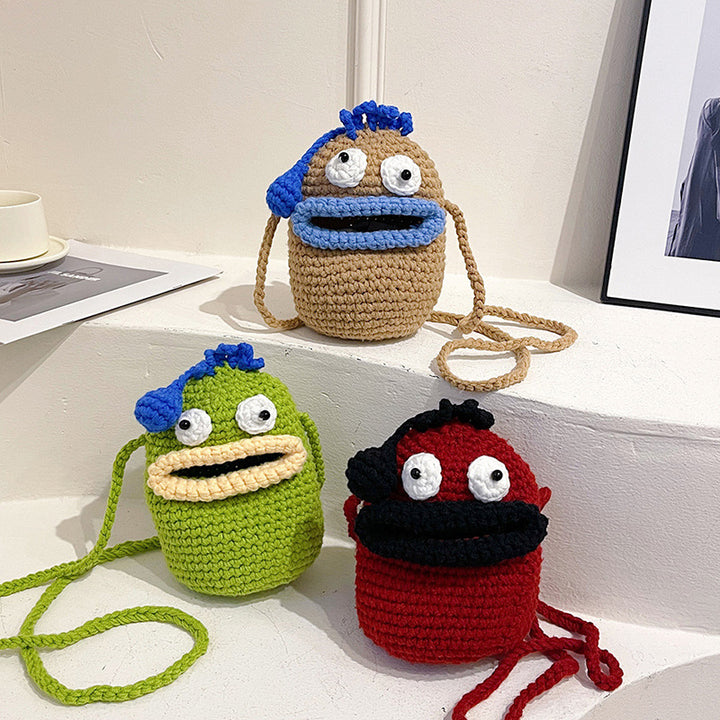 Cute Character Crochet Backpack