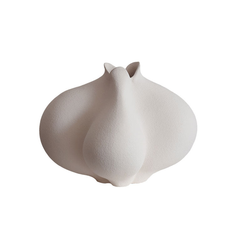 Organic-Shaped Decorative Vase