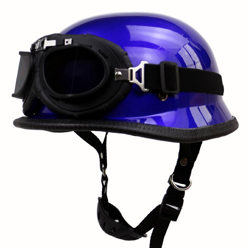 Retro Half-Helmet Motorcycle Protection with Goggles Kalsten