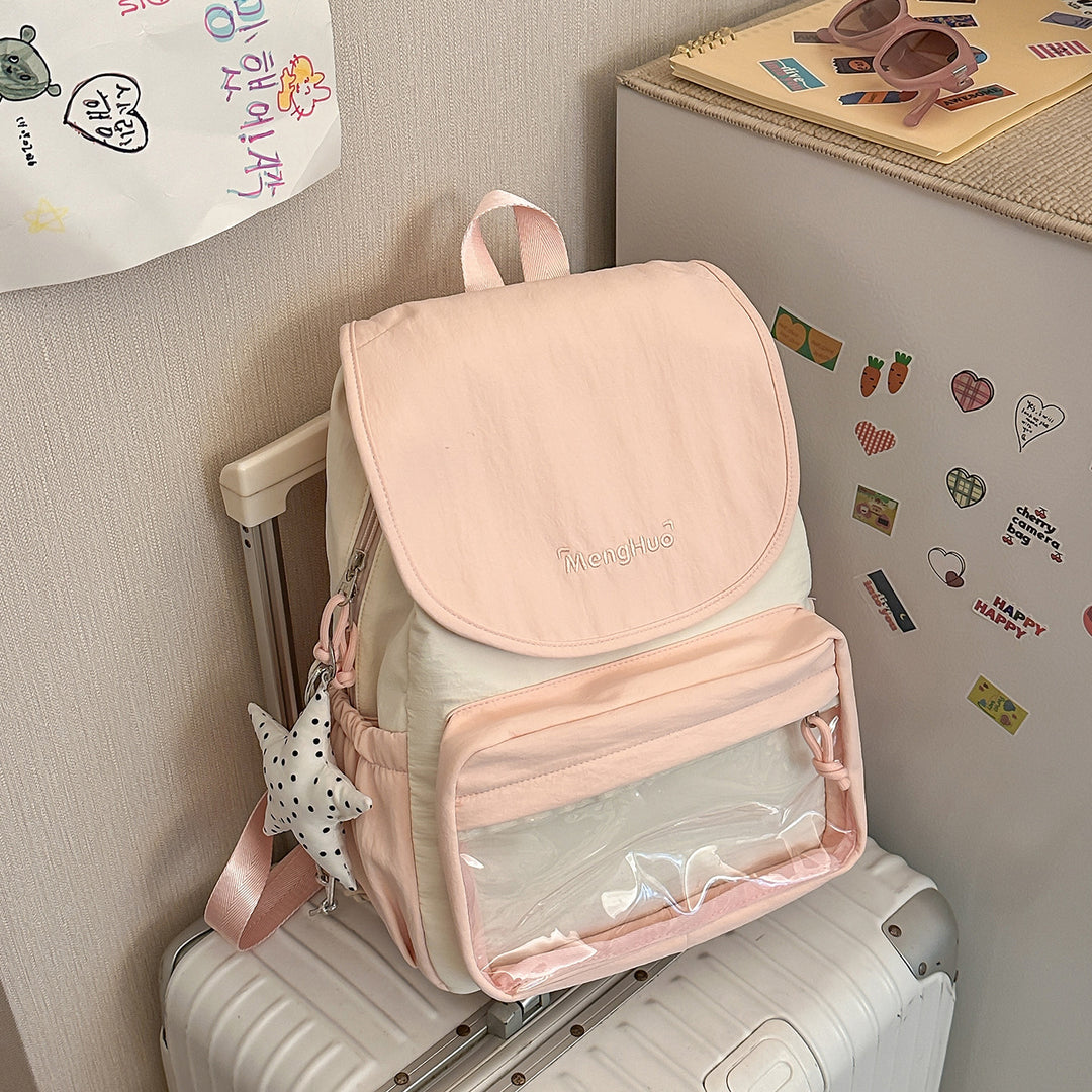 Stylish Transparent Utility Backpack Kalsten