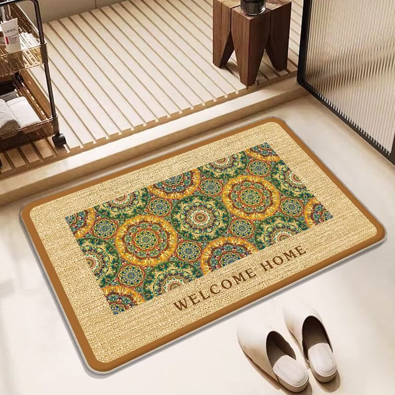 Butterfly-Inspired Decorative Bath Mat Kalsten