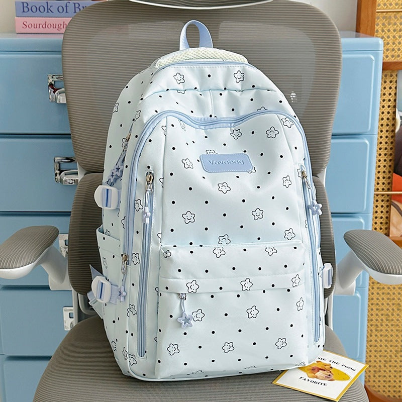 Trendy Floral Print Backpack Kalsten