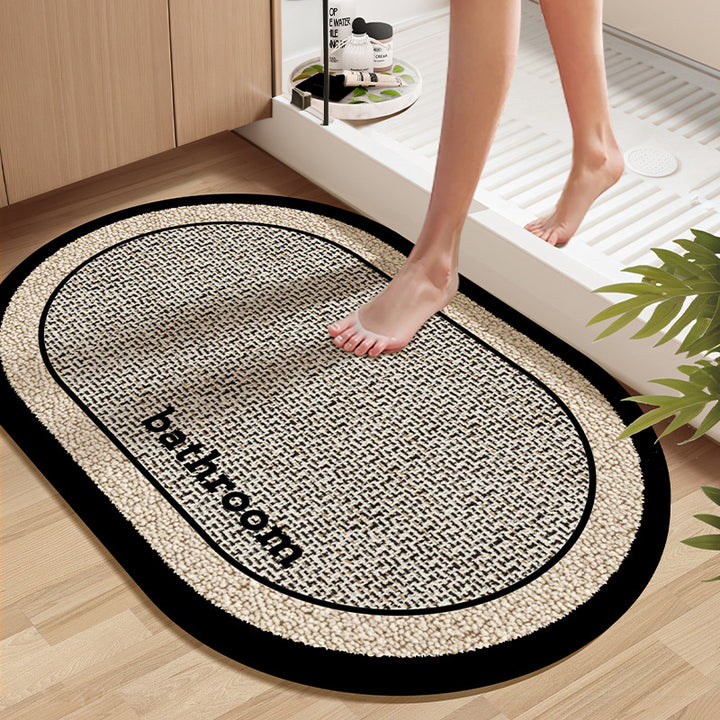 Soft Textured Bathroom Rug Kalsten