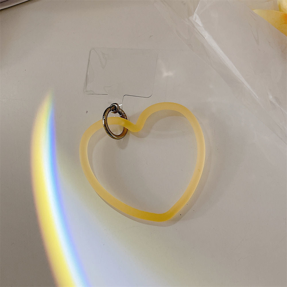 Heart-Shaped Silicone Keyring Kalsten