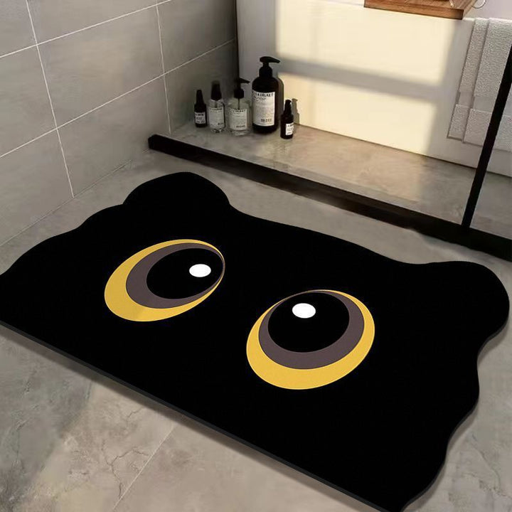 Cute Cat Design Bath Mat Kalsten