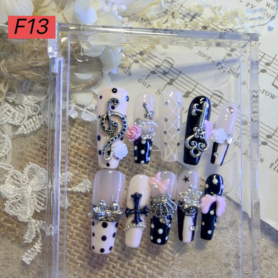 Decorative Press-On Nail Art Set 1790731572