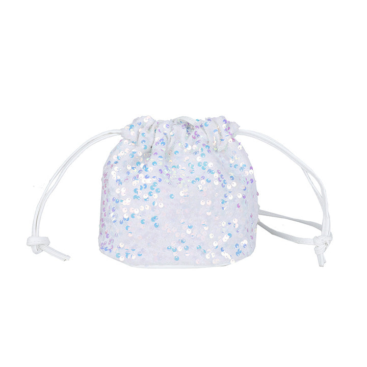 Glittery Sequin Drawstring Mini Bag Kalsten