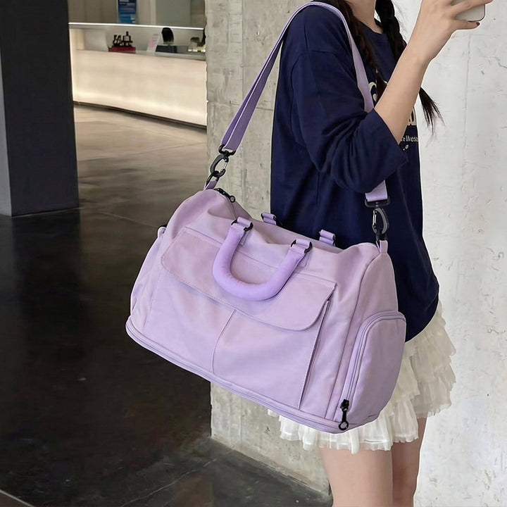 Stylish Canvas Weekender Duffle Bag Kalsten