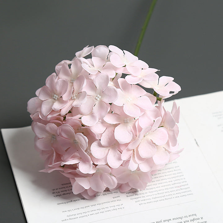 Realistic Floral Hydrangea Stem