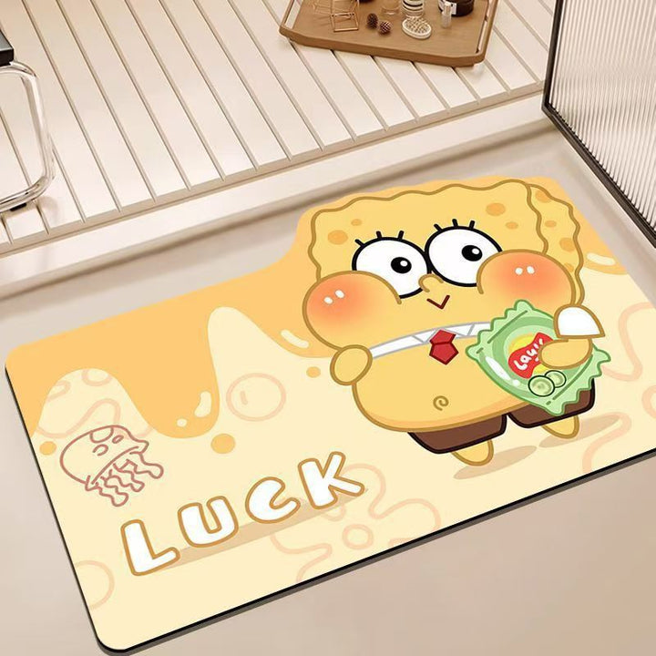 Cartoon Character Themed Bath Mat Kalsten