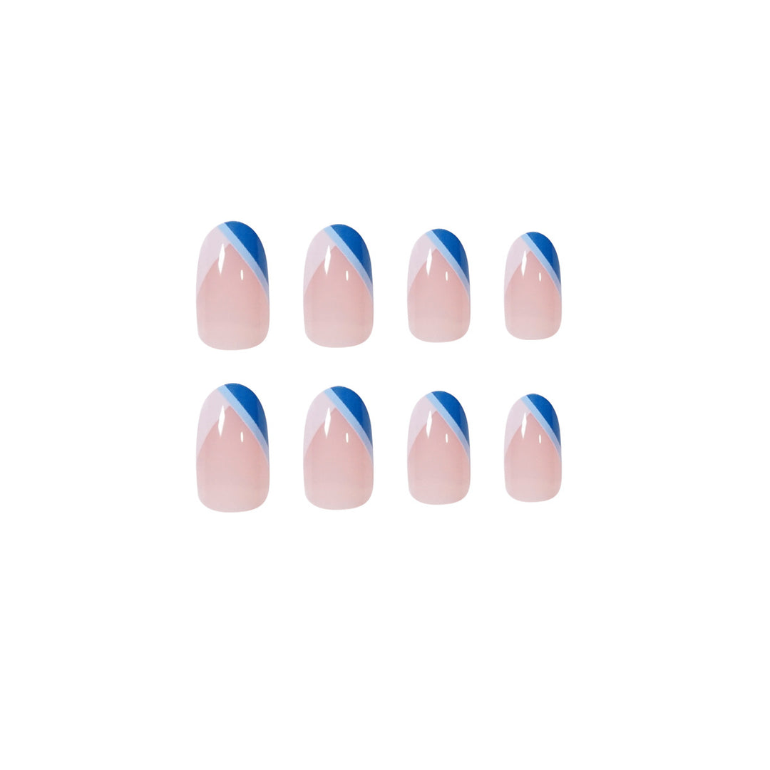 Artful Nail Art with Elegant Tips and Geometric Accents Kalsten