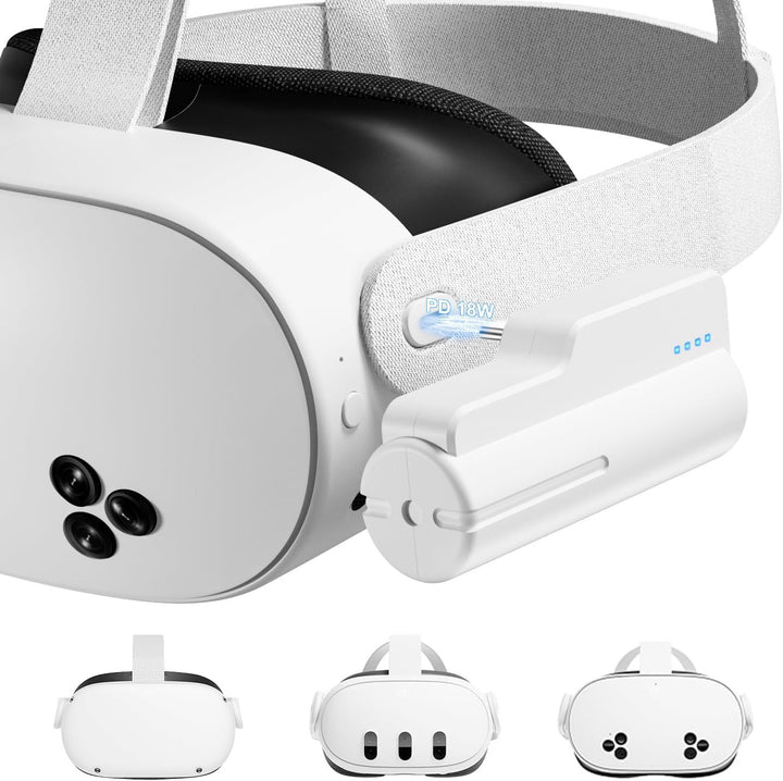 VR-Headset with high-performance battery Kalsten