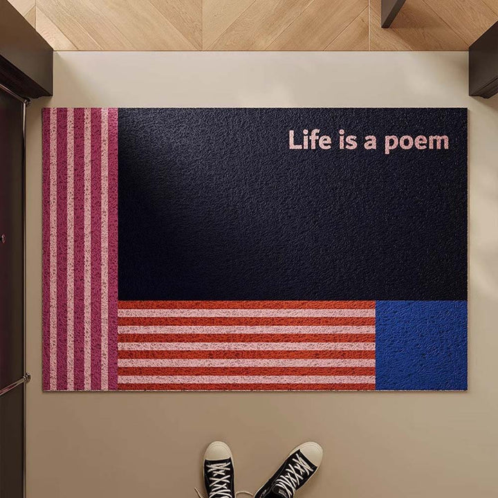 Abstract Design Welcome Mat