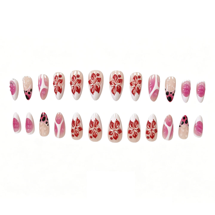 Artistic Floral Nail Art Enhancements Kalsten 1789915352