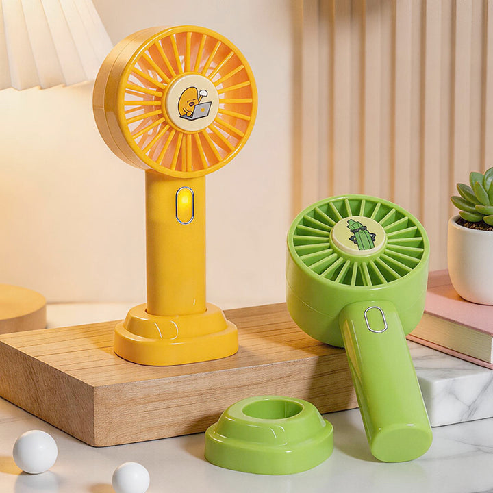 Ladies portable hand fan with USB connection and fun design Kalsten