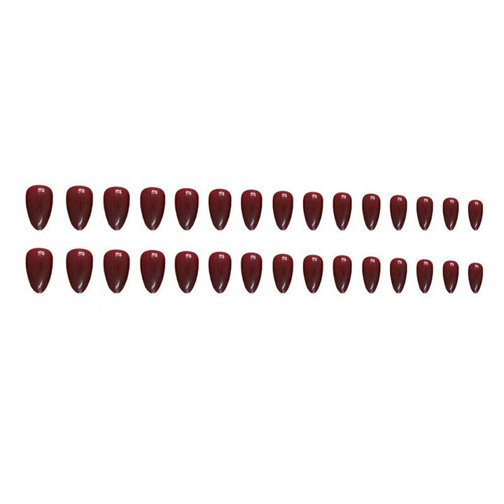 Artificial nail set with elegant pointed shapes Kalsten
