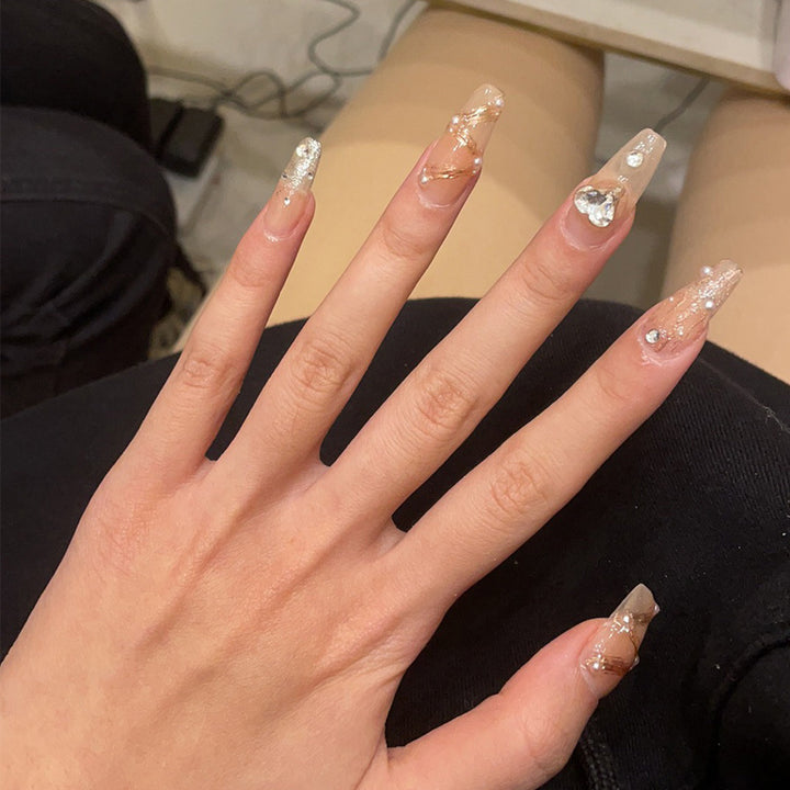Ombre Press-On Nails with Glossy Finish Kalsten