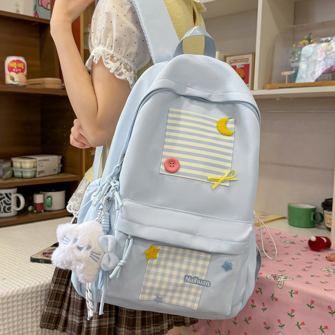 Cute Decorative School Backpack Kalsten