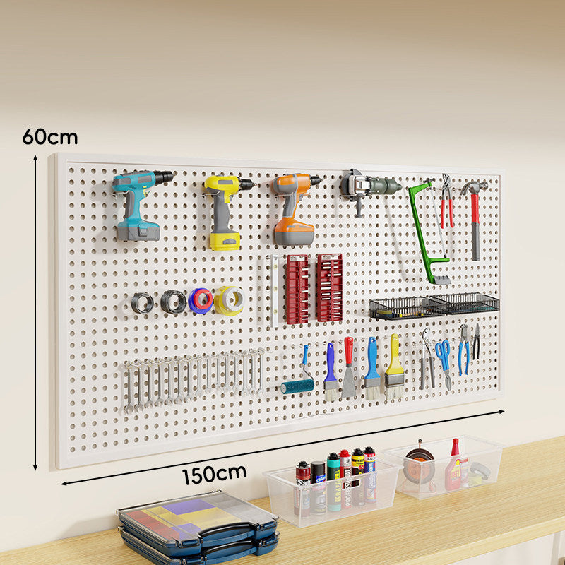 Pegboard Double-Prong Metal Hooks Compact Heavy-Duty Display Hangers