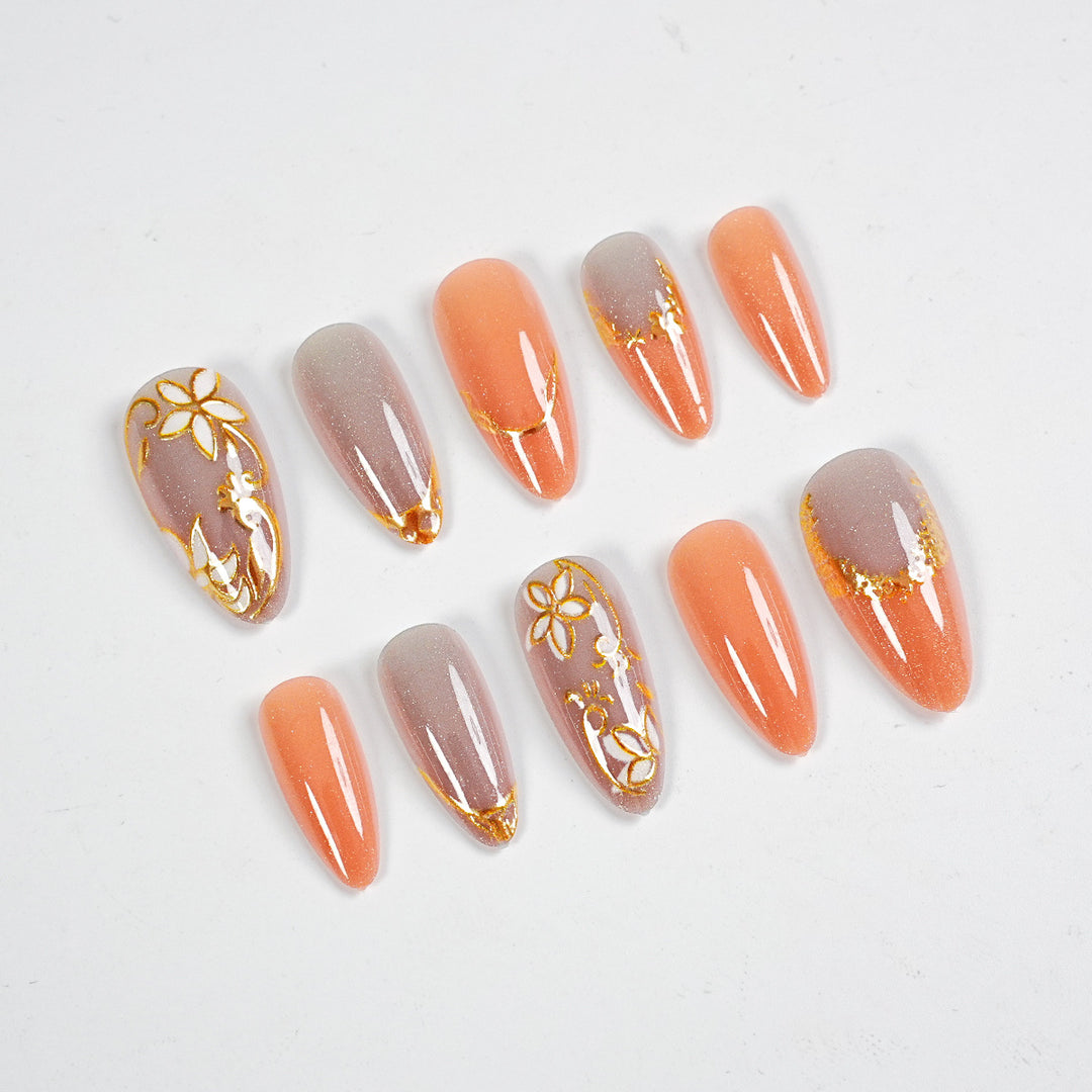 Decorative Press-On Nail Art Kit