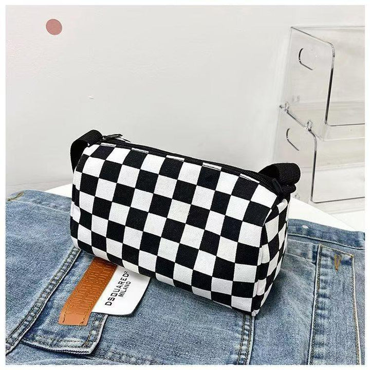 Stylish Checkerboard Crossbody