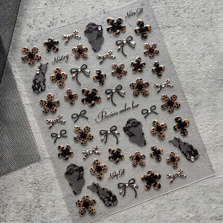 Delicate Lace Nail Art Sticker Set