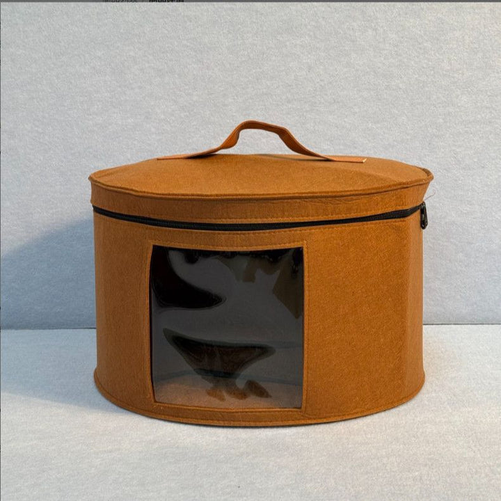 Practical storage basket with viewing window Kalsten