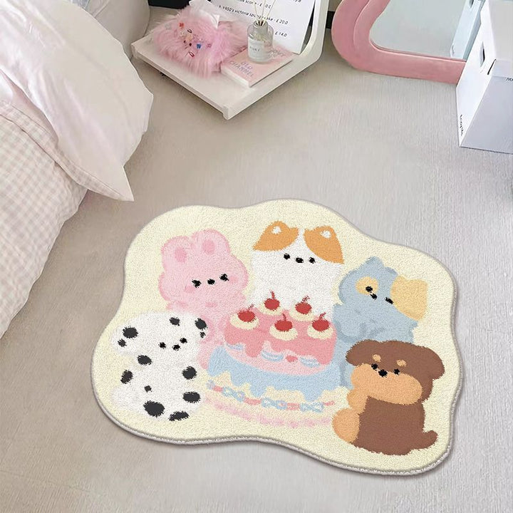 Adorable Cartoon Bear Area Rug Kalsten