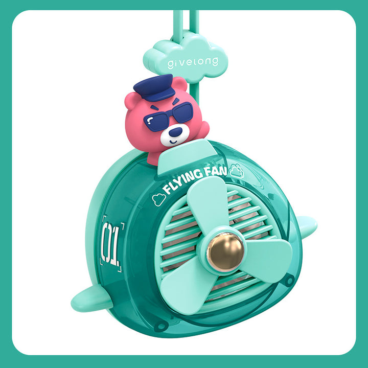 Unisex Portable Mini Fan with Animal Motif Kalsten