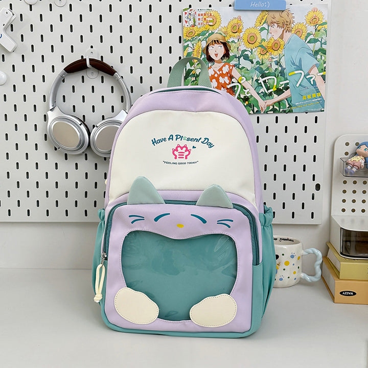 Cute Cat-Themed Backpack Kalsten